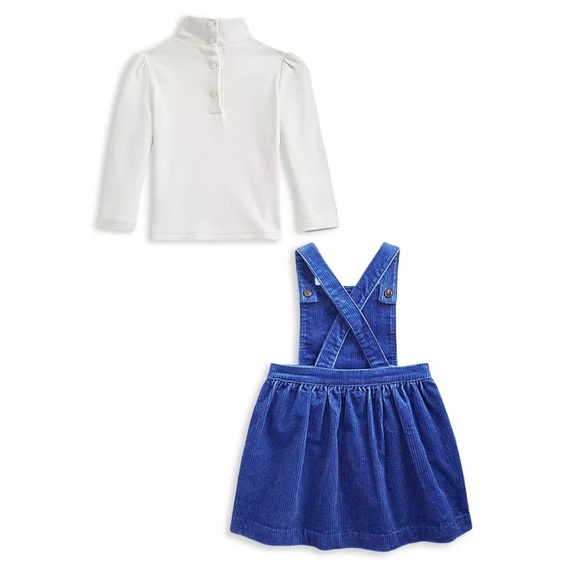 Ralph LaurenGirls' Turtleneck & Corduroy Dress Set - Baby - Picture 4 of 4